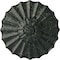 Ekena Millwork Shakuras Ceiling Medallion (Fits Canopies up to 1 3/8"), 9"OD x 1 3/8"P, Painted Turtle Crackle CM09SHPTC - alternate 1